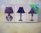 Decorative Lamps Rubber Stamp Set by Hero Arts-SALE