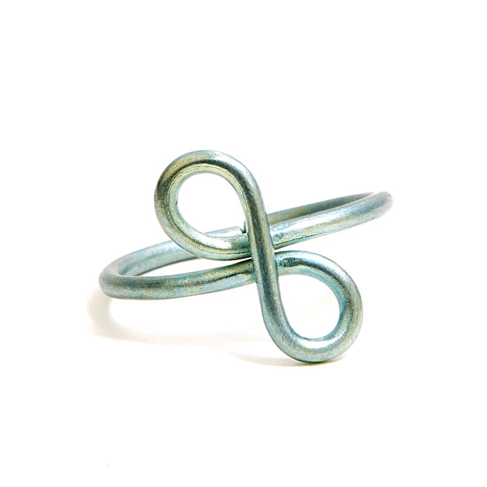 Silver infinity ring, best friend infinity ring.