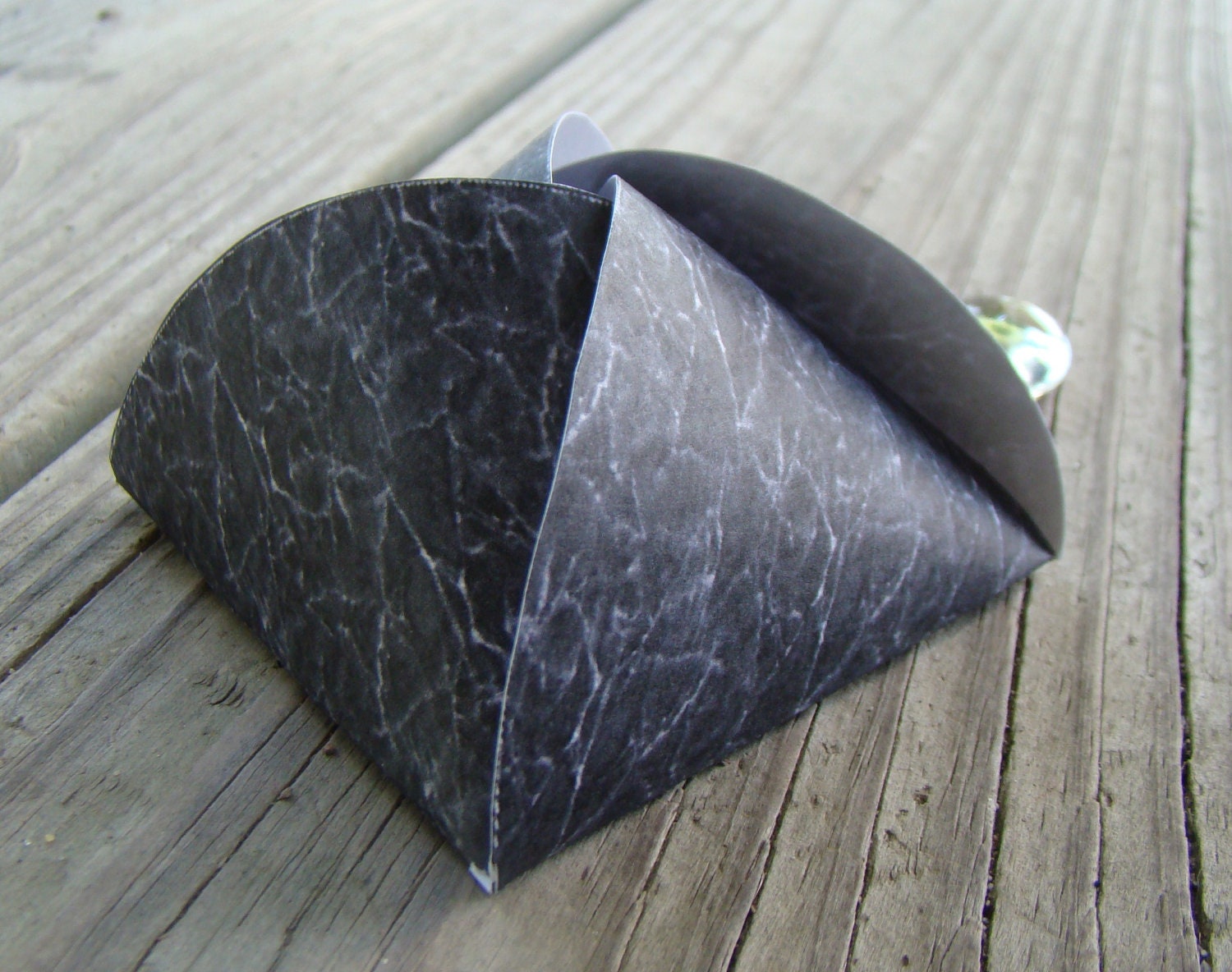 Printable Wedding Party Favor Box Black Marble Gift Box Bon Bon Style Instant Download