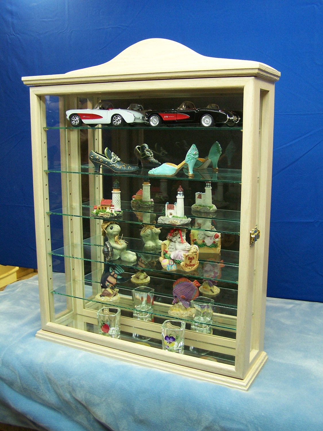 Whitewash Curio Cabinet