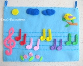 Music Felt Board - set of 6 pieces