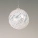 Blown Glass Holiday Ornament Suncatcher Holiday Decor Opal Snow White Glass Orb Ball