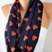 BIG SALE Infinity Scarf Circle Scarf Loop Scarf Gift -fatwoman - LOVE - Heart