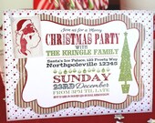 Vintage Christmas Invitation - DIY PRINTABLE FILE - Christmas Party Il_170x135