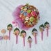 Lollipop Love Wedding Button Bouquet & Grooms Buttonhole