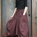 The stunning Chocolate Brown tone skirt with a unique pattern design