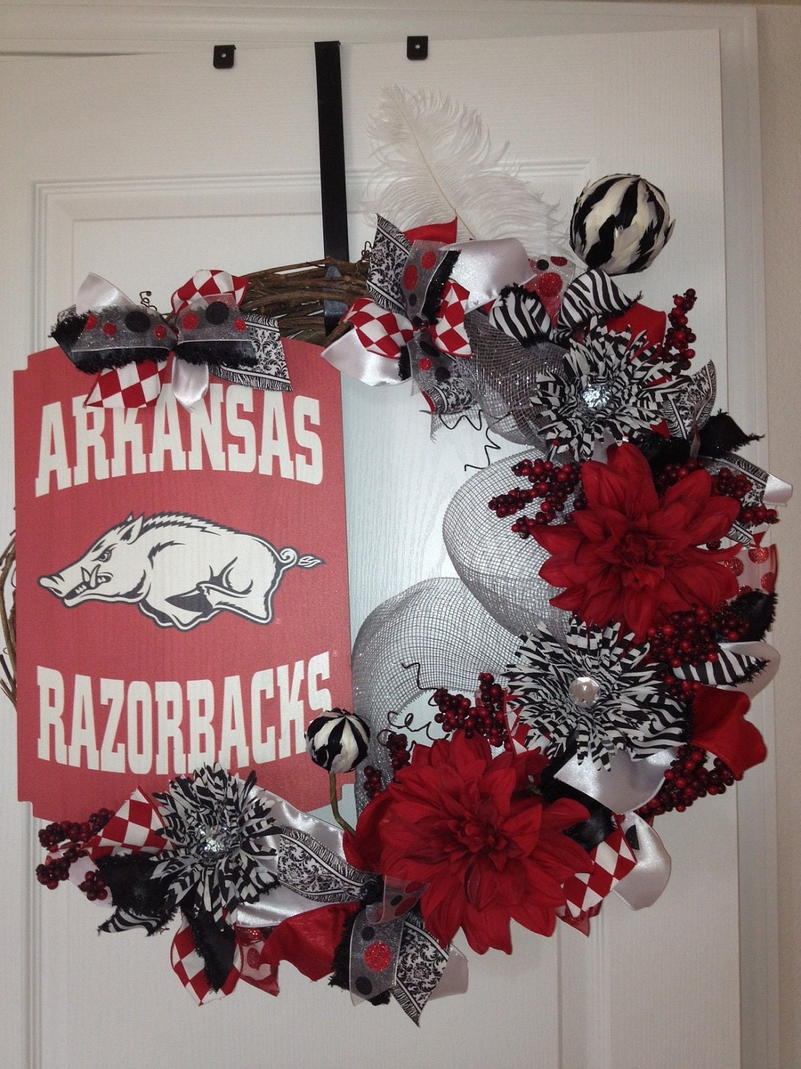 Arkansas Razorbacks  24" Grapevine Wreath