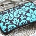 Teal & Brown Floral Boutique Style Baby Wipe Case, Travel Wipe Case, Diaper Wipe Case, Wipe Cases, Boy Wipe Case