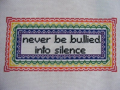 Anti-Bullying Pattern - Robert Frost, Gay Pride