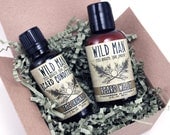 Man Beard Gift Basket Wild Man Conditioner Wash Gift Wrap For Him