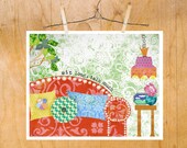 Art, Friends, Sit Long, Talk Much, Gift, 8 by 10