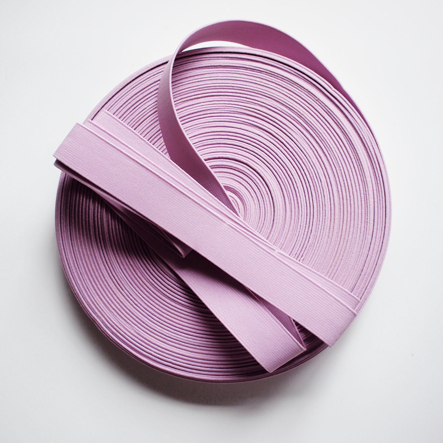 1" Light Purplish Pink Stretch Elastic Band (2 Yards).