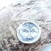 Tree of Life wax seal pendant jewelry made from fine silver, custom made to order