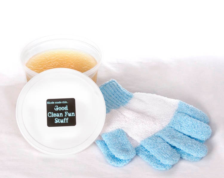 Good Clean Fun Stuff Jiggly Cleansing Wash Natural Vegan Made Fresh to Order in Your Choice of Scents for Men Women and Kids