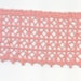 LACE Crocheted COTTON Rose Pink 4" Wide 2-1/4 Yards
