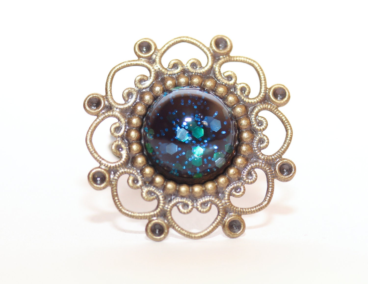 Across the Universe Nail Polish Ring