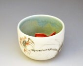 Koi Tea Bowl "Late Summer"