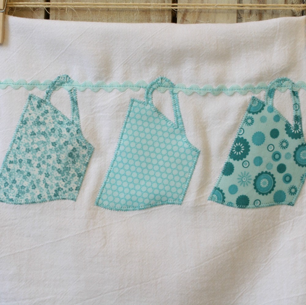 Tea Cup Flour Sack Tea Towel
