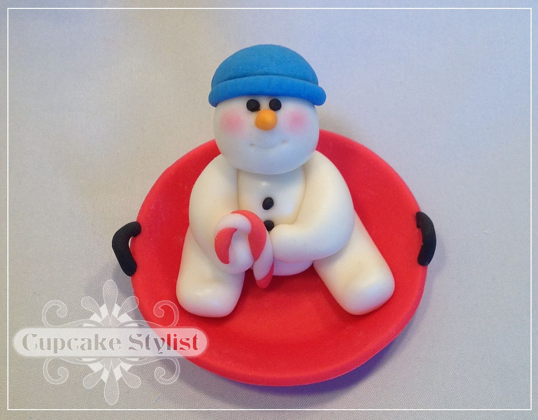 Fondant Snowman