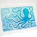 Handprinted Octopus Greeting Card