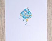 Geometric Kitty Print