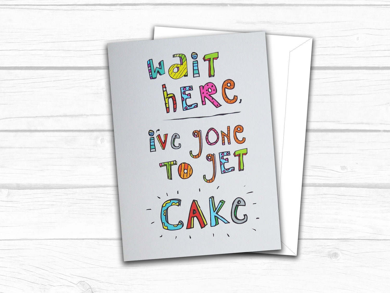 Cake birthday card