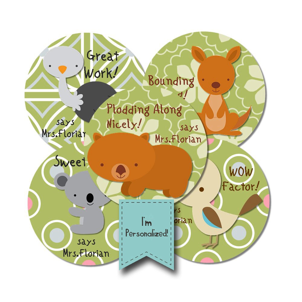 OUTBACK Personalized stickers for Teachers Il_170x135