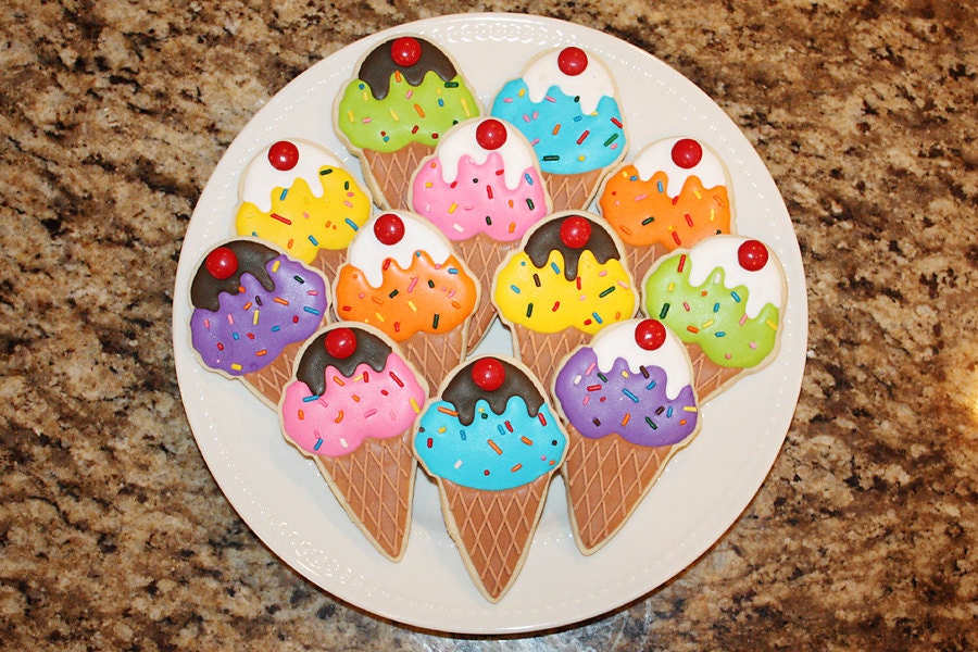 Ice Cream Cone Cookies