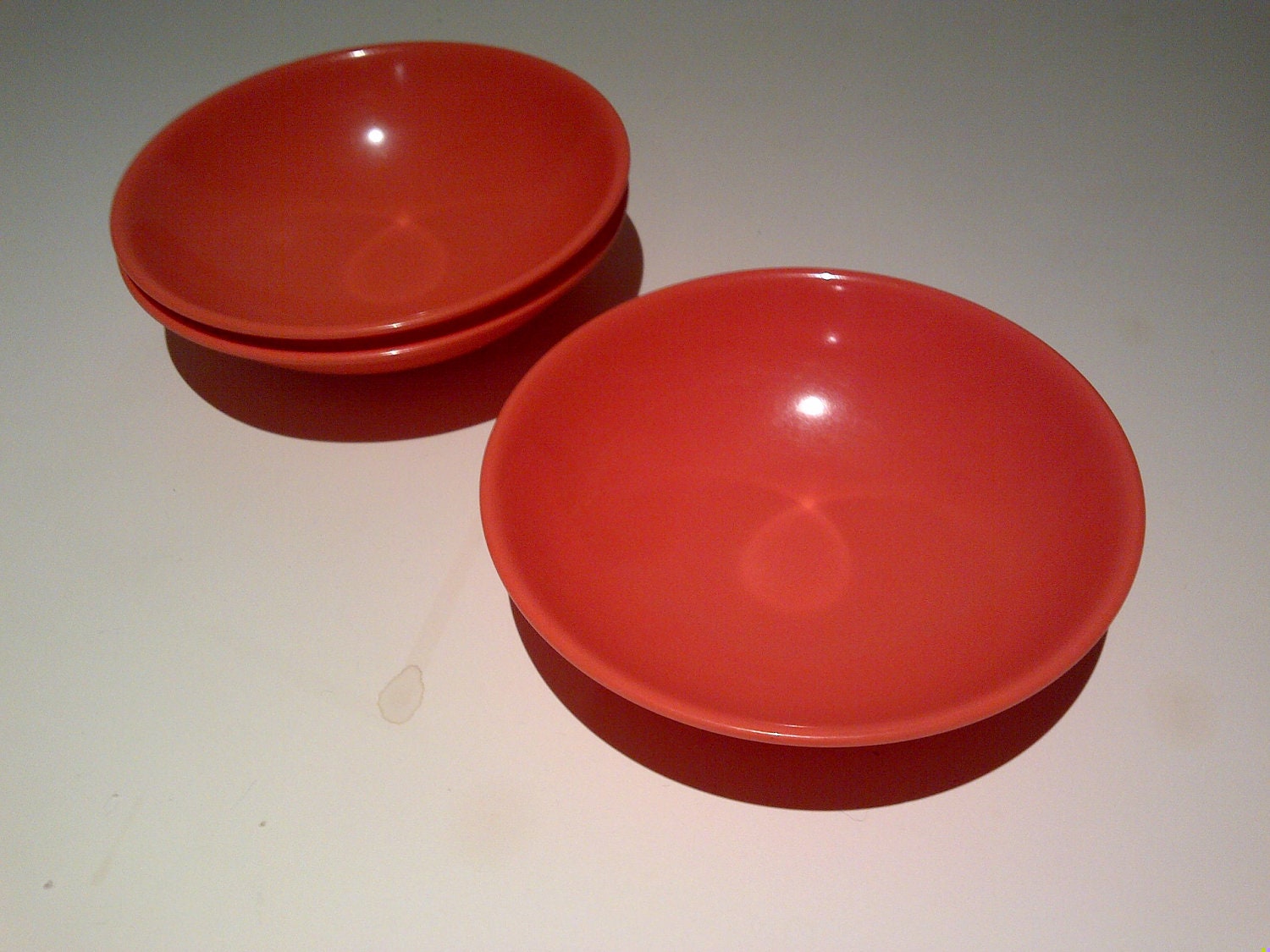 Three Melmac small serving bowls - Melamine
