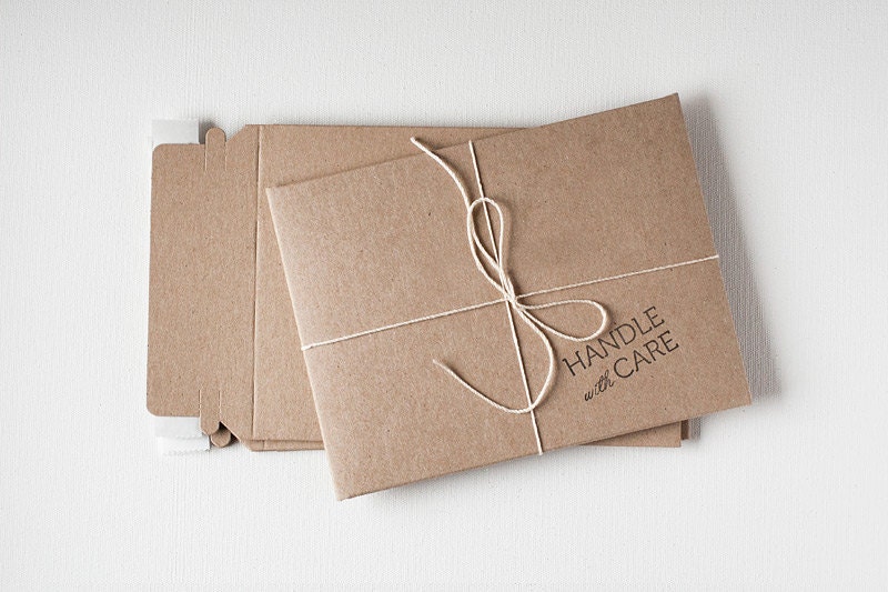 15 - Rigid Kraft Mailers 8" x 6"