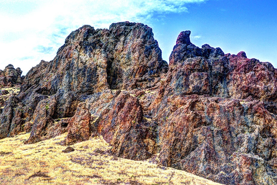 Queenstone Iron Ore boulders Desert Rust Fine Art 11x14 Fine Art Print