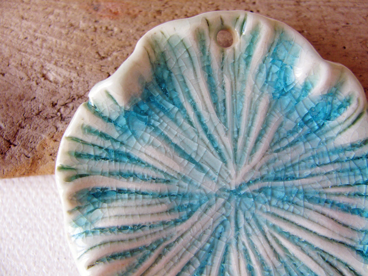 Icy Sea Flower Pendant
