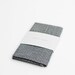 Formal pocket square in grey and blue