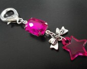 Pink Star Keychain