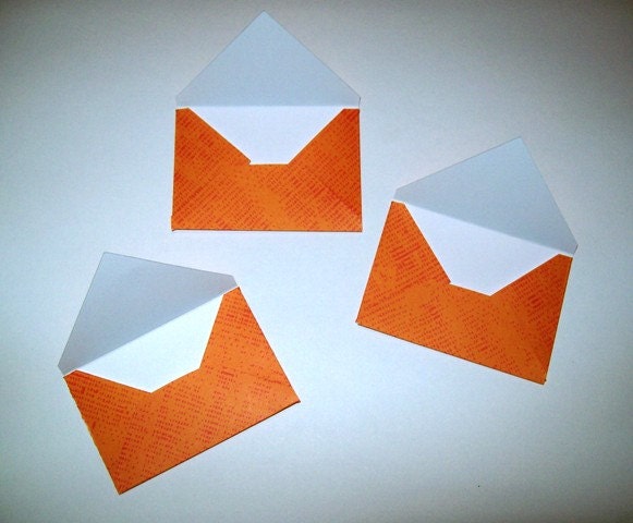 Medium Mini Envelopes -Scrapbook - Note Cards - Thank You -  Miss You