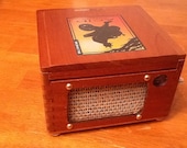 Cigar box stereo for iPod ,MP3 or CD now Usb powered