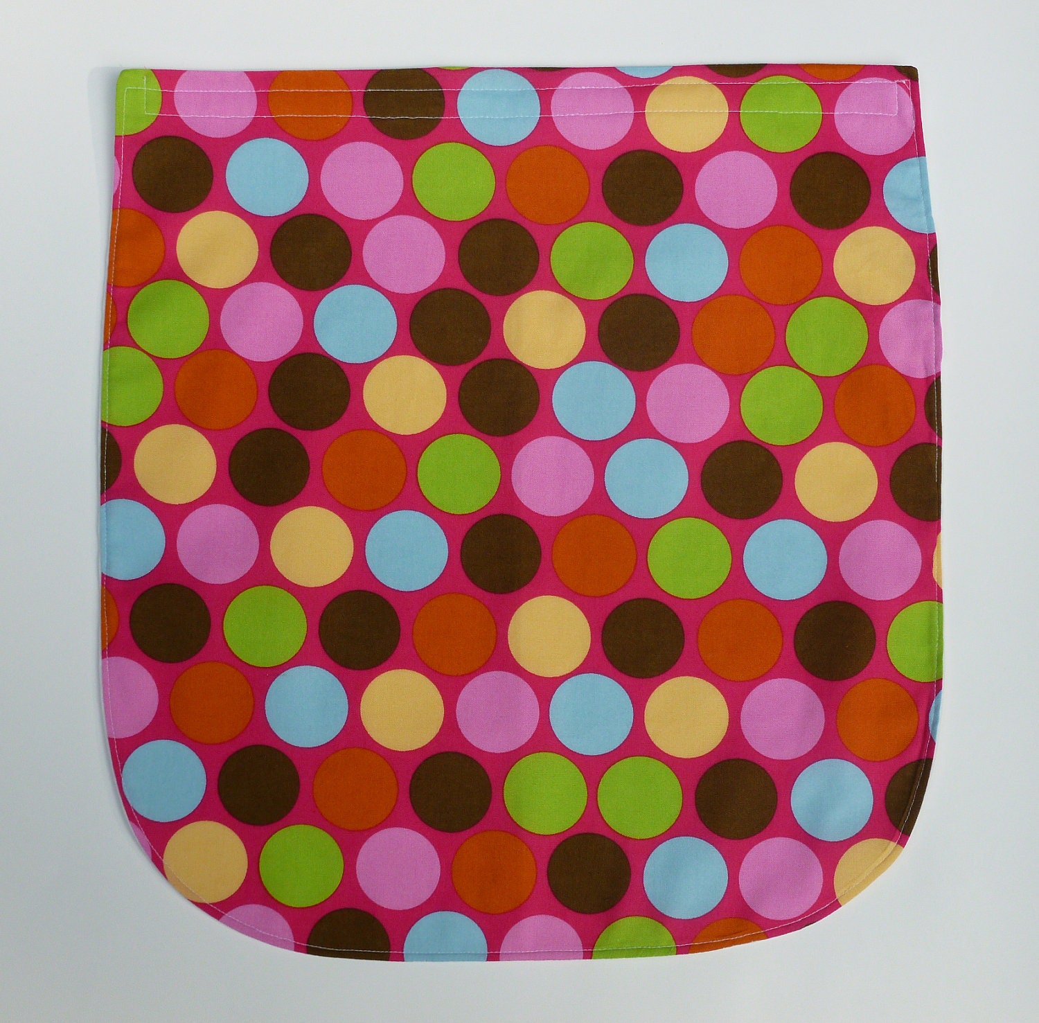 Adult Bib, mate, geriatric, polka dot,senior care, clothes protector
