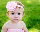Baby Headband - Newborn Headband - Pink Headband - Photography Headband