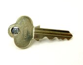 Skeleton Key Tie Clip, Steampunk Men's Tie Tack