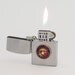 Working U.S. Marine Corps Pocket Lighter With Vintage Enamel Appliqué
