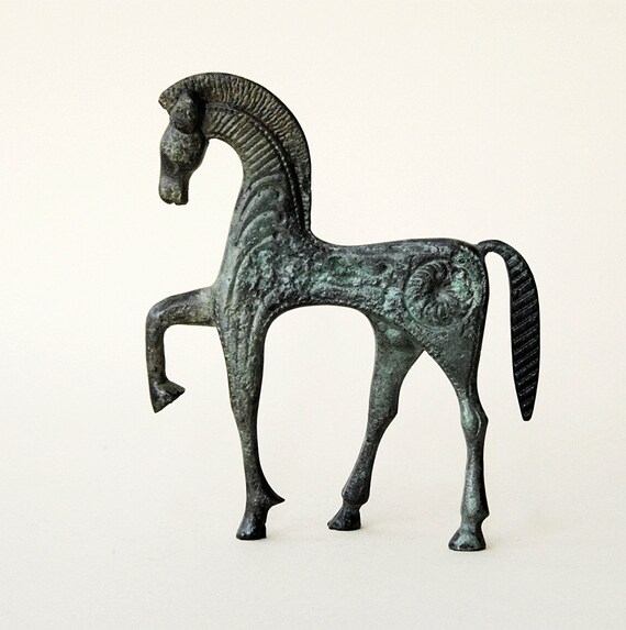 Bronze Horse in Gallop Ancient Greek by GreekMythos on Etsy