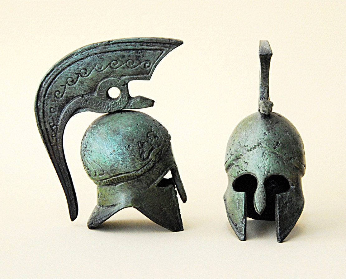 Bronze Helmet with Serpent Crest - Ancient Greek Corinthian