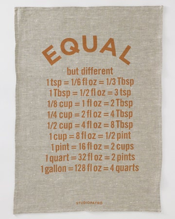 Linen Tea Towel - EQUAL