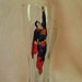 Superman handpainted Pilsner Glass