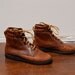 Vintage Brown Leather Tall Ankle Boots by Bass Womens 6