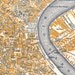Bordeaux France Vintage City Map Street Plan1920s