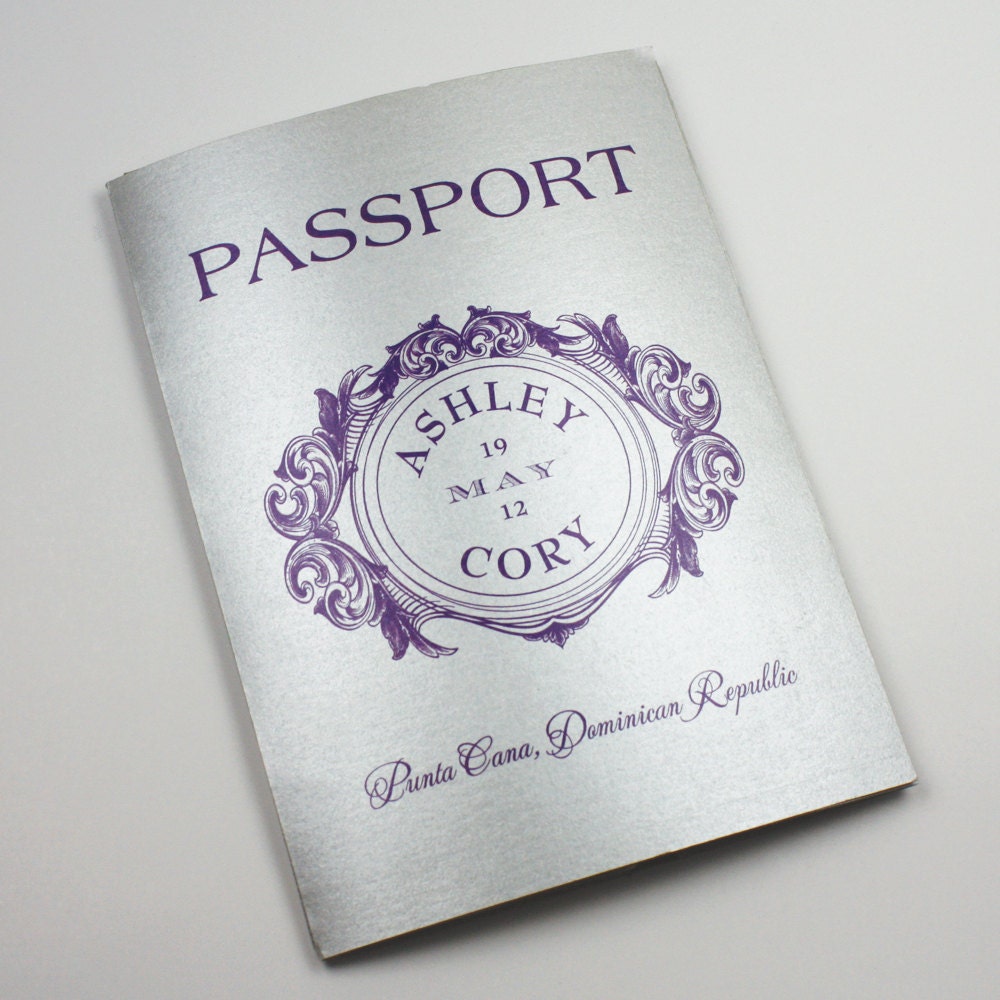 Passport to Love Invitation Set