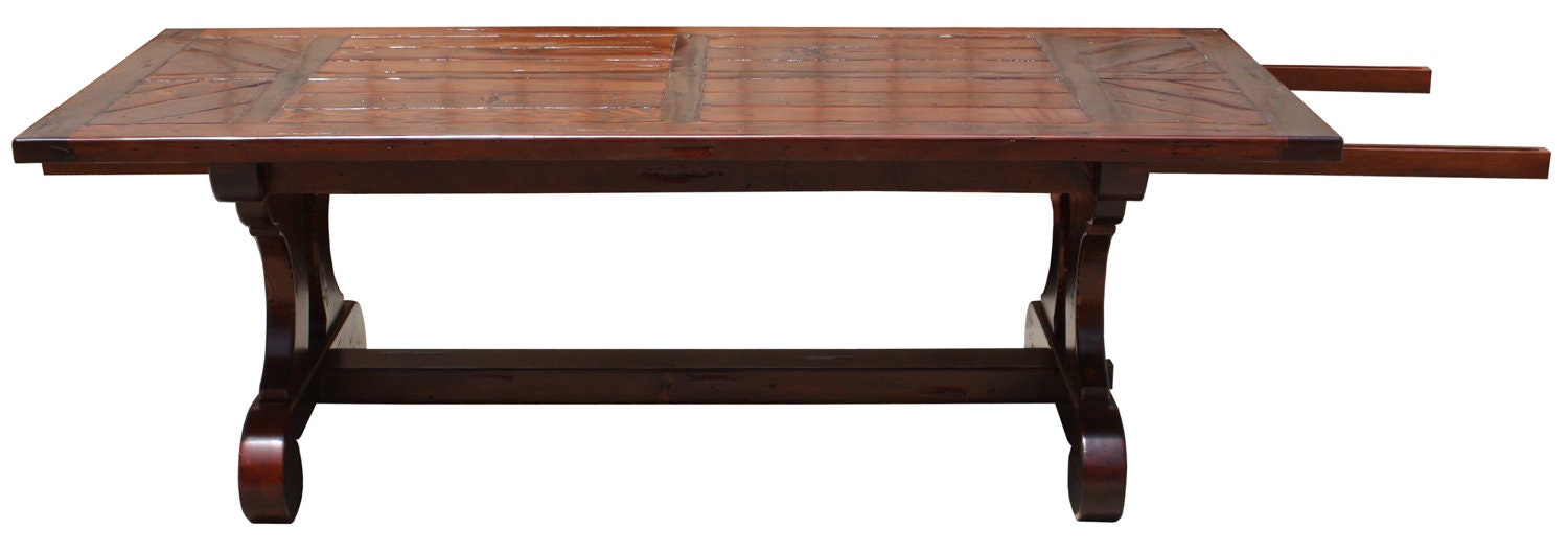 Santa Barbara Extension Trestle Dining Table
