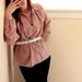 RESERVED FOR KASEY Boho Blouse 1970s Small Purple