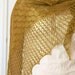Knit shawl pattern Butterflies in Nets